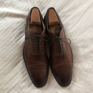 Santoni Leather Lace-ups